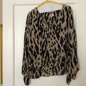 Cheetah Parker Top